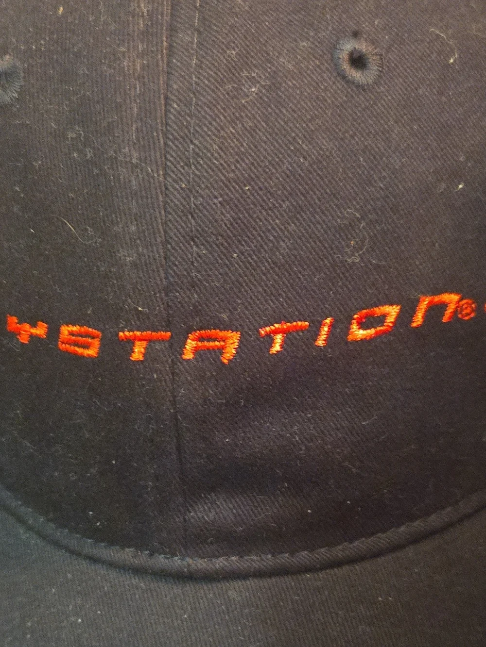 Sony Black Baseball Cap with Red PlayStation 3 Embroidery